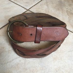 Abercrombie & Fitch Braided Leather Belt